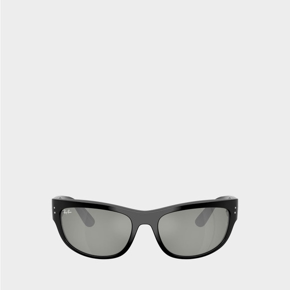Ray-Ban mega balorama special edition silver mirror Black Sunglasses main image 8